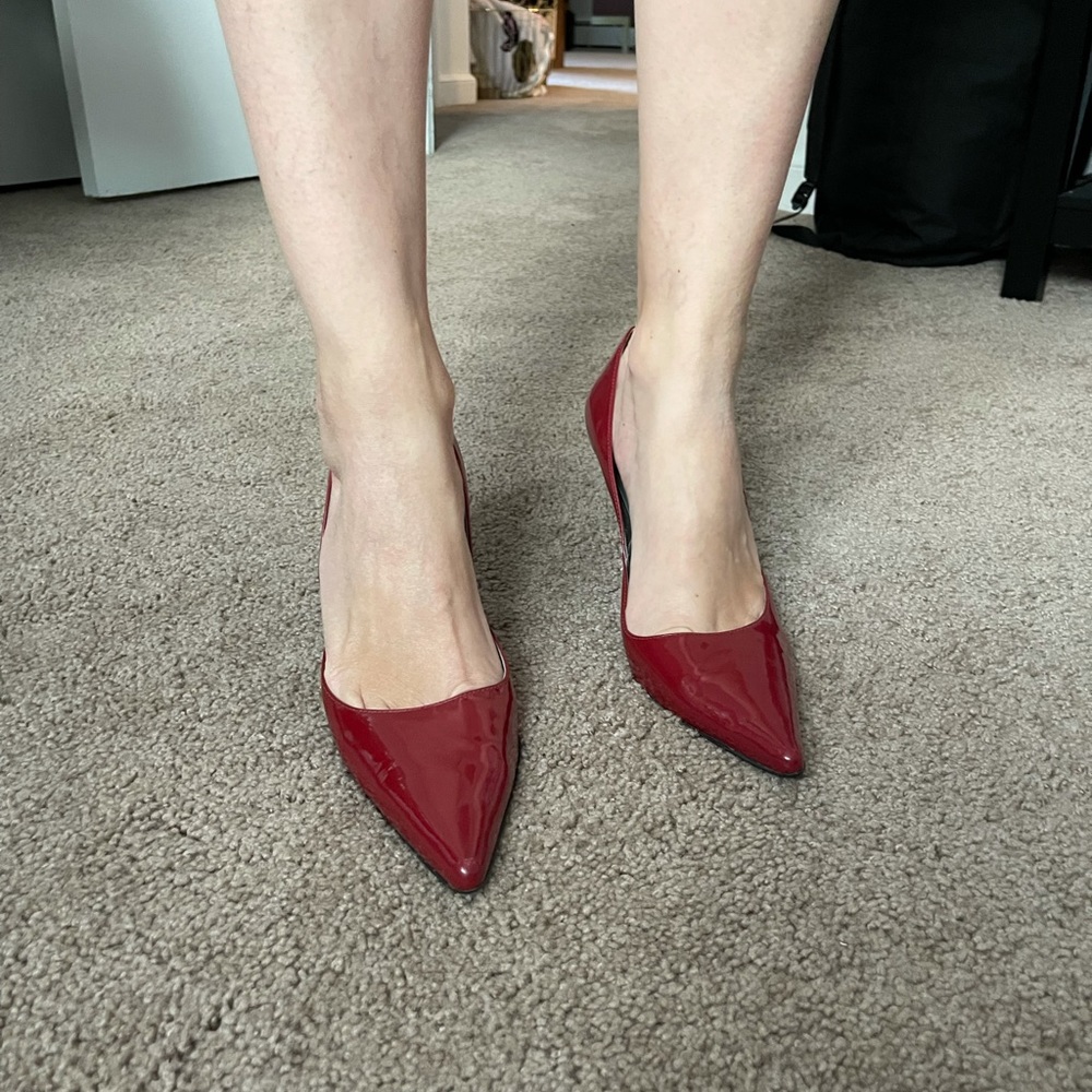 BCBG RED HEELS